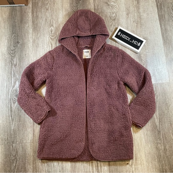 Pink Sherpa Cardigan - Picture 3 of 9